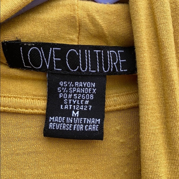 Love Culture Mustard Yellow Cardigan - Picture 2 of 3